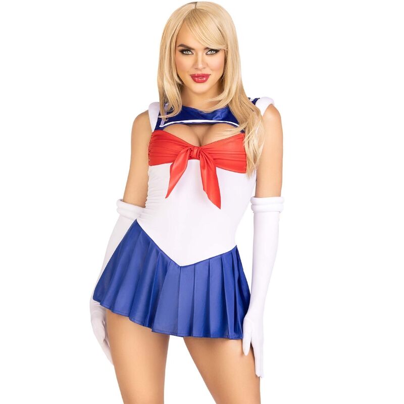LEG AVENUE - TRAJE SEXY AZUL MARINO MULTICOLOR M