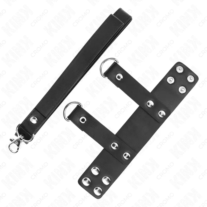 Kink Anneau Pénis avec Sangle en Cuir Réglable