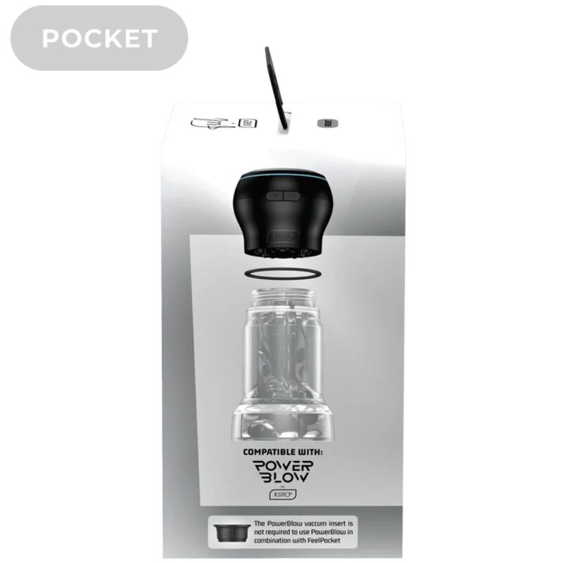 KIIROO - FEEL POCKET STROKER CRYSTAL PAIR KIIROO TRANSPARENT