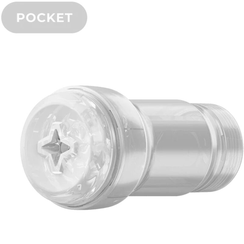 KIIROO - FEEL POCKET STROKER CRYSTAL PAIR KIIROO TRANSPARENT