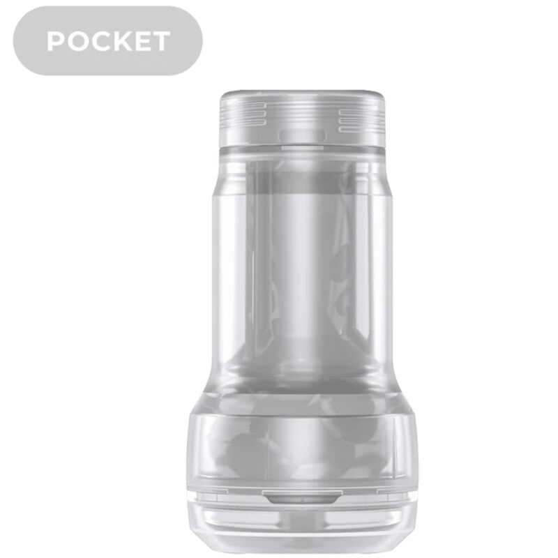 KIIROO - FEEL POCKET STROKER CRYSTAL PAIR KIIROO TRANSPARENT