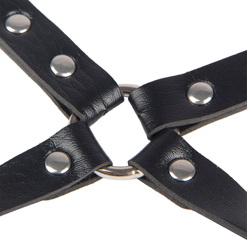 SUBBLIME - 953690 ESPOSAS DE CINTURÓN BONDAGE NEGRAS TALLA ÚNICA