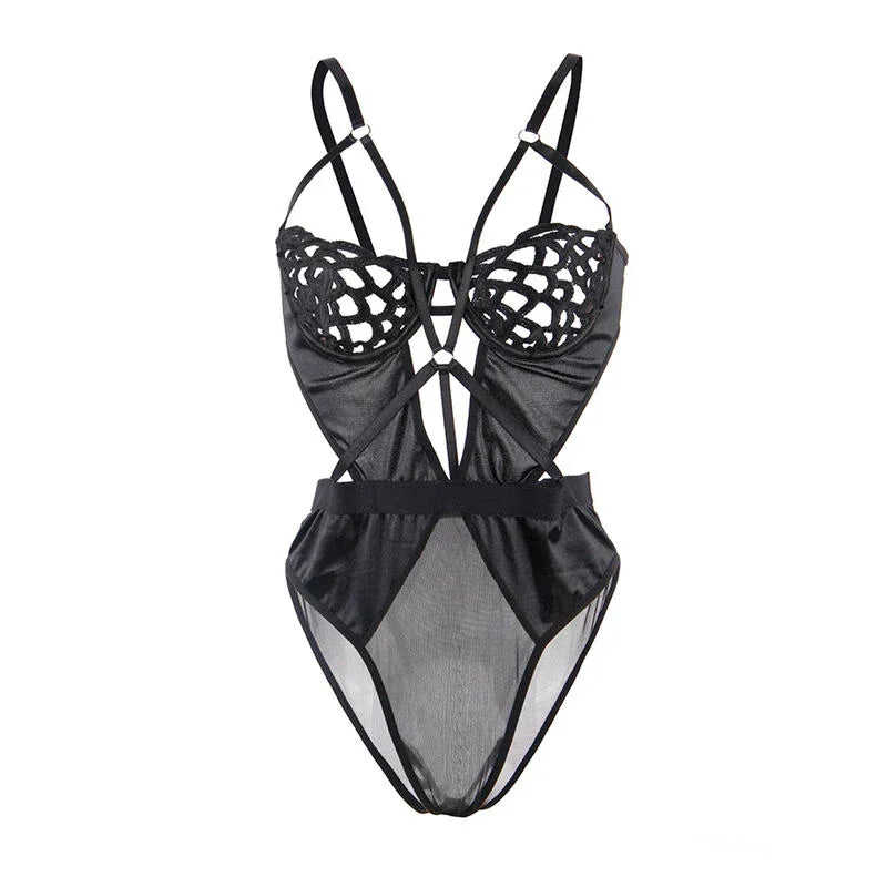 Subblime – 954055 Body Sexy en Dentelle Noir S / M
