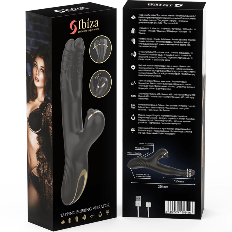 Double vibrateur two dragons noir – Ibiza