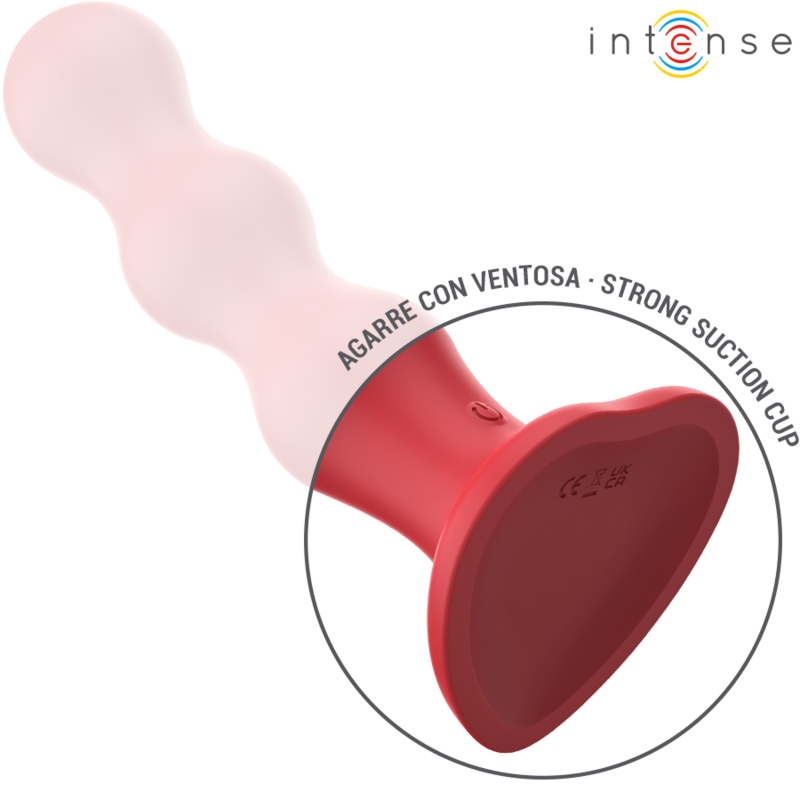 INTENSE - CODY VIBRATEUR AVEC VENTOUSE TÉLÉLÉCOMMANDE ROUGE