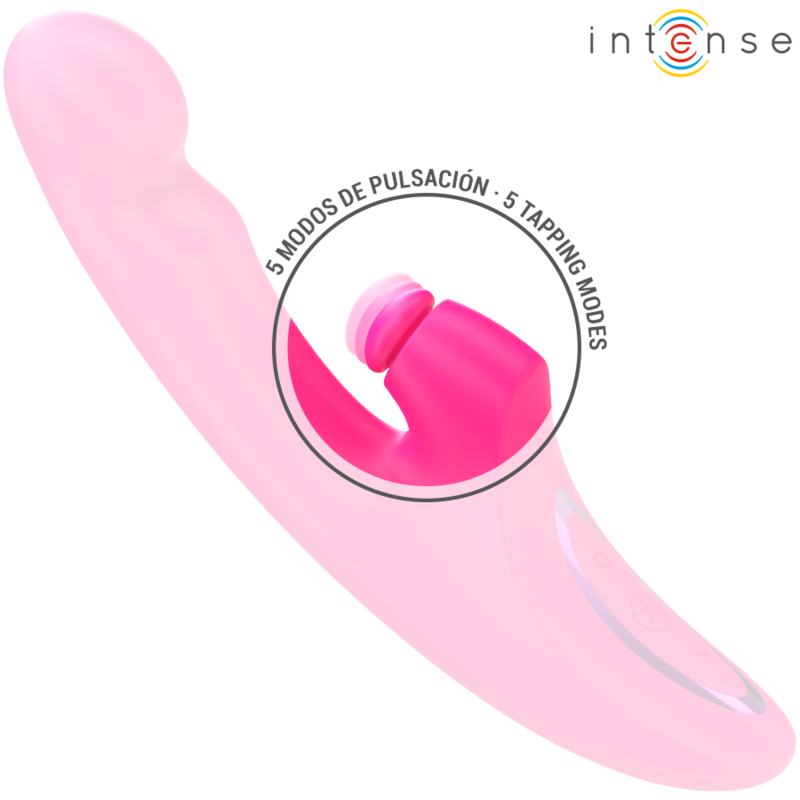 INTENSE - EMI VIBRATEUR 13.5 CM MULTIFONCTION 3 IN 1 10 VIBRATIONS ROSE