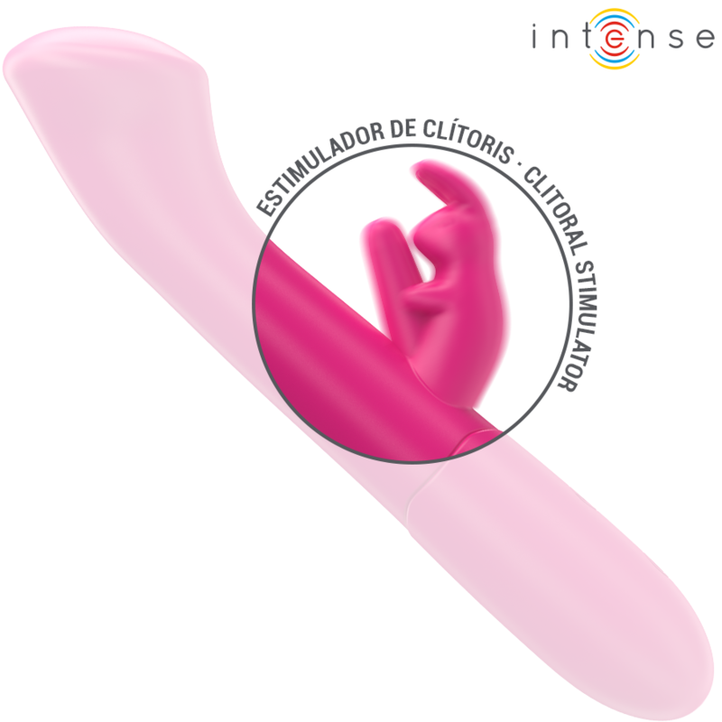 INTENSE - JULIETA VIBRATEUR RABBIT 18.6 CM 10 VIBRATIONS ROSE