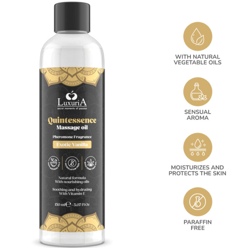 INTIMATELINE LUXURIA - ACEITE EXÓTICO DE VAINILLA MASAJES 150 ML