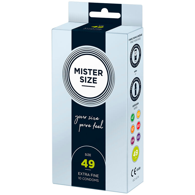 MISTER SIZE - PRESERVATIF TAILLE S 49 MM (10 UNITS)