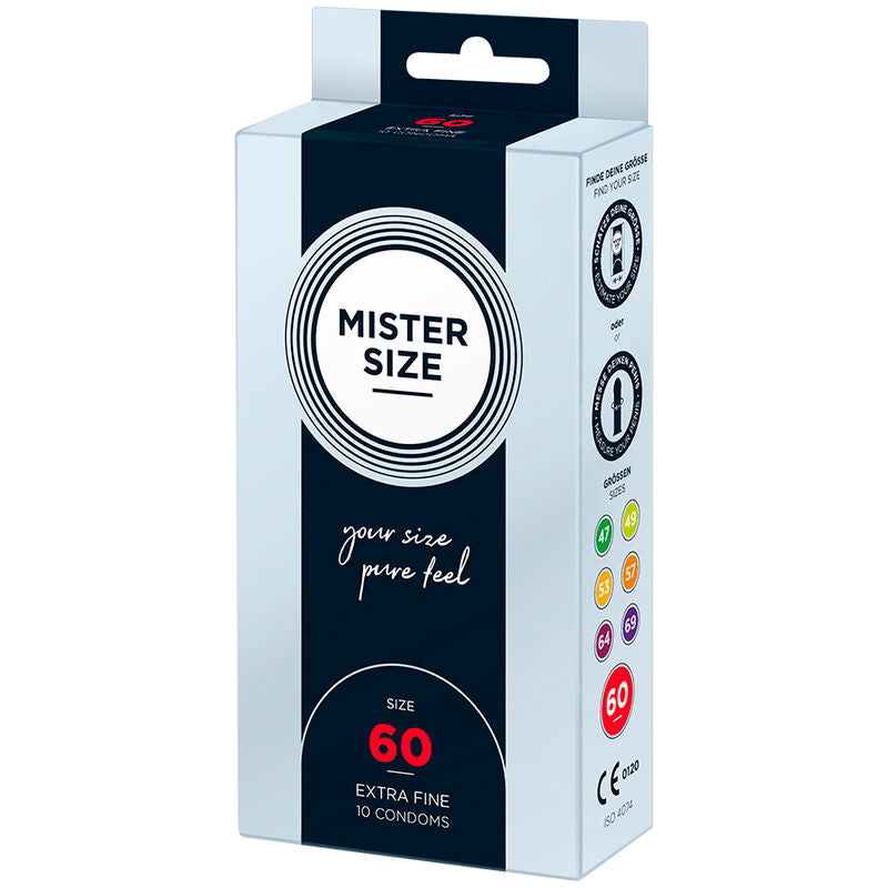 MISTER SIZE - PRESERVATIF TAILLE XL 60 MM (10 UNITS)