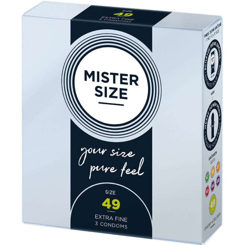 MISTER SIZE - PRESERVATIF SIZE S 49 MM (3 UNITS)