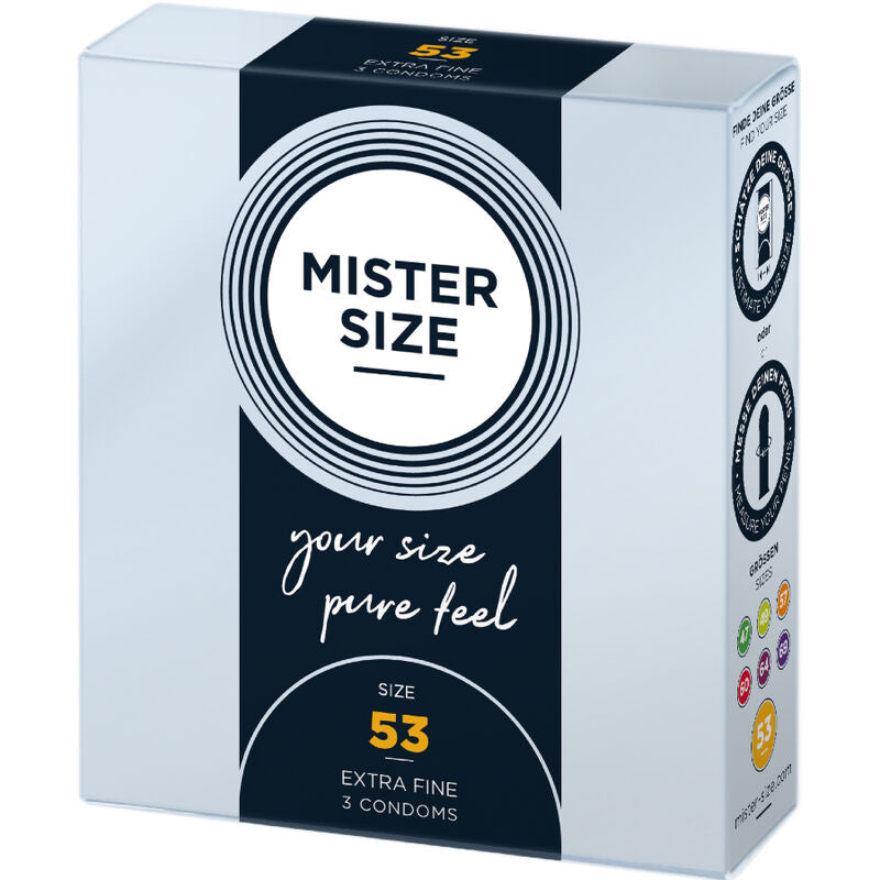 MISTER SIZE - PRESERVATIF SIZE M 53 MM (3 UNITS)