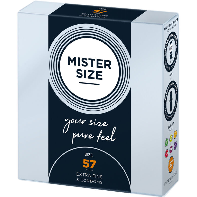 MISTER SIZE - PRESERVATIF SIZE L 57 MM (3 UNITS)