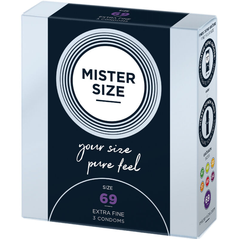 MISTER SIZE - XXXL TAILLE PRESERVATIFS 69 MM (3 UNITS)