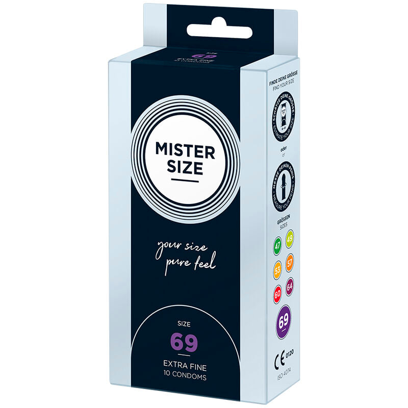 MISTER SIZE - PRESERVATIFS TAILLE XXXL 69 MM (10 UNITS)