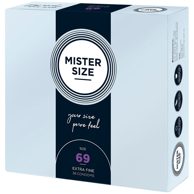MISTER SIZE - PRESERVATIFS TAILLE XXXL 69 MM (36 UNITS)