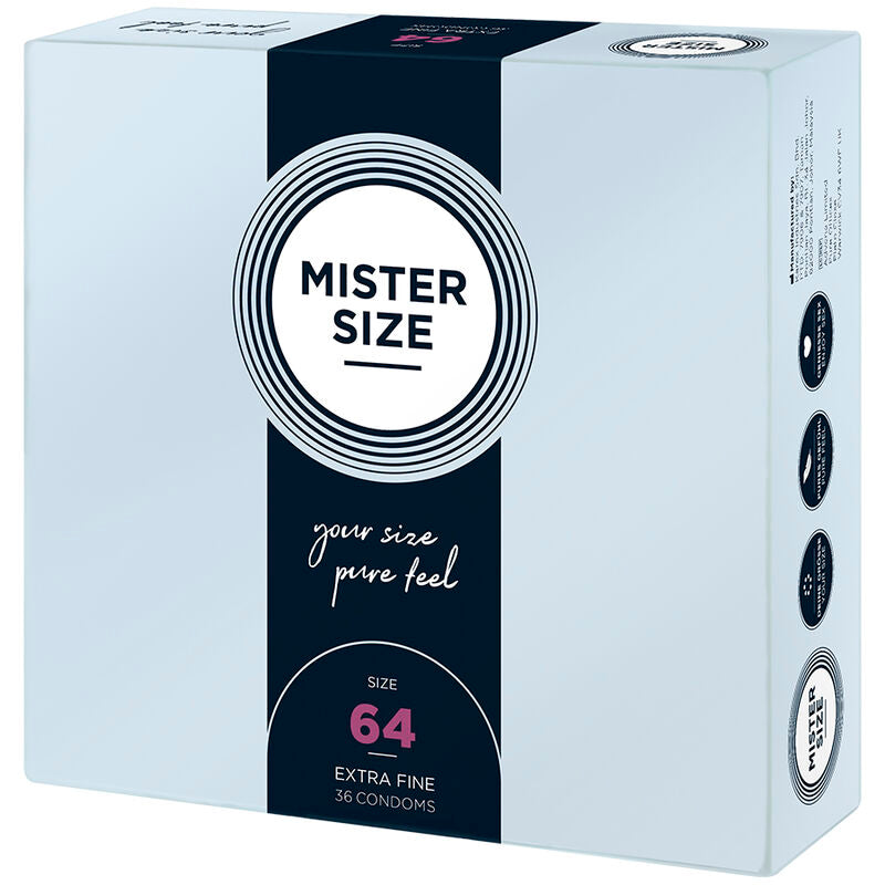 MISTER SIZE - XXL TAILLE PRESERVATIFS 64 MM (36 UNITS)