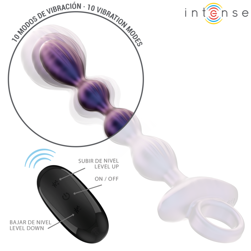 INTENSE - JACKIE PLUG ANAL VIBRANT MODÈLE 1 TÉLÉLÉCOMMANDE