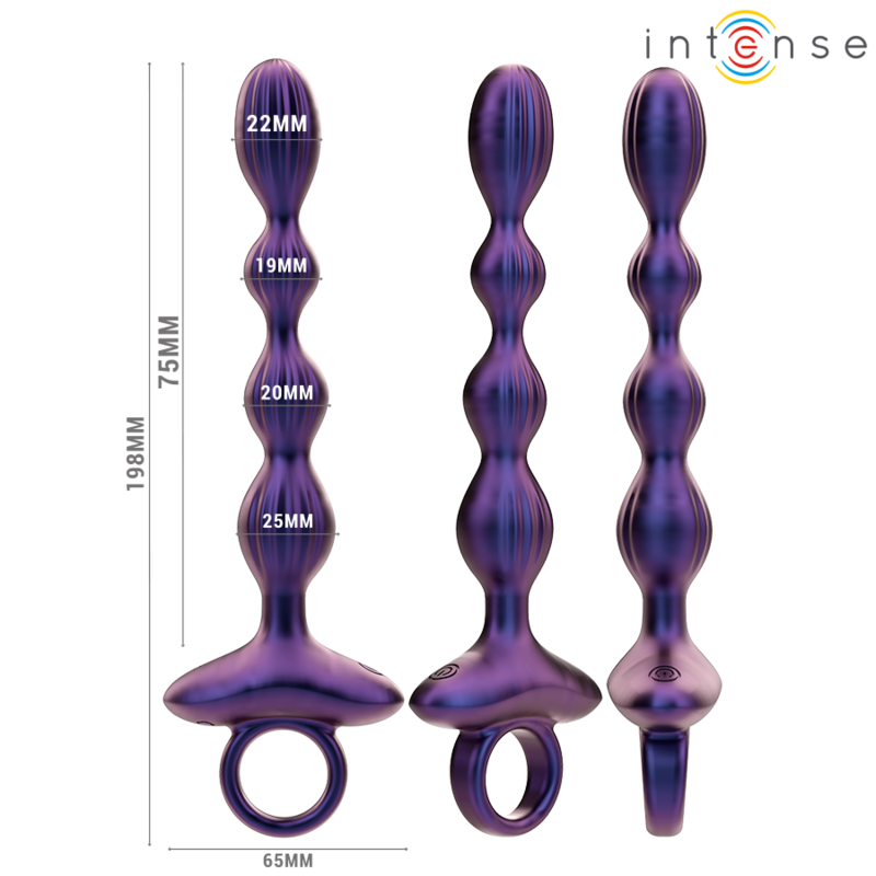 INTENSE - JACKIE PLUG ANAL VIBRANT MODÈLE 1 TÉLÉLÉCOMMANDE