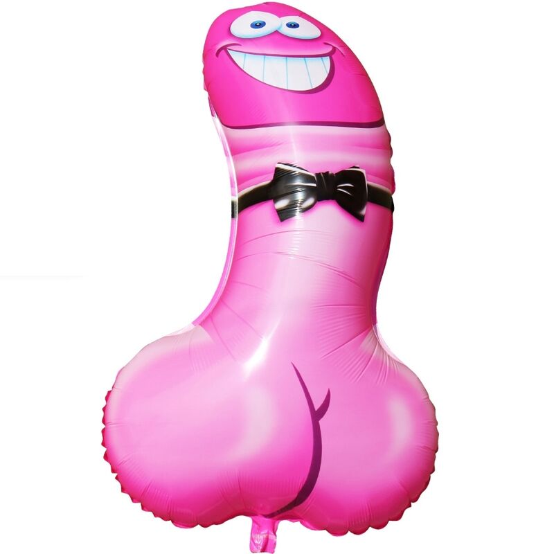 SPICY DEVIL - BALLON DE FÊTE ROSE IN THE SHAPE OF PÉNIS
