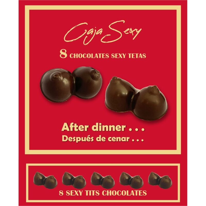 DIABLO PICANTE - 8 CHOCOLATES SEXYS CON TETAS