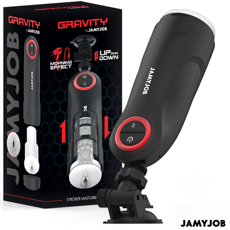 JAMYJOB - AUTOMATIC VAGIN MASTURBATEUR PAR GRAVITÉ 5 MODES D'ASPIRATION