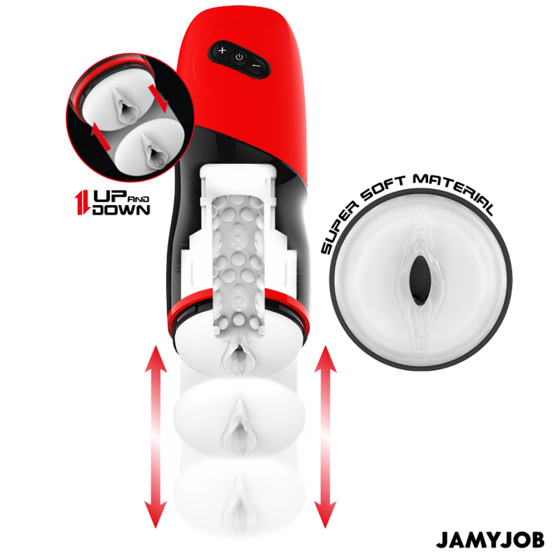 JAMYJOB - AUTOMATIC VAGIN MASTURBATEUR XPEED 5 POUSSÉE MODES AND EFFET SONORE