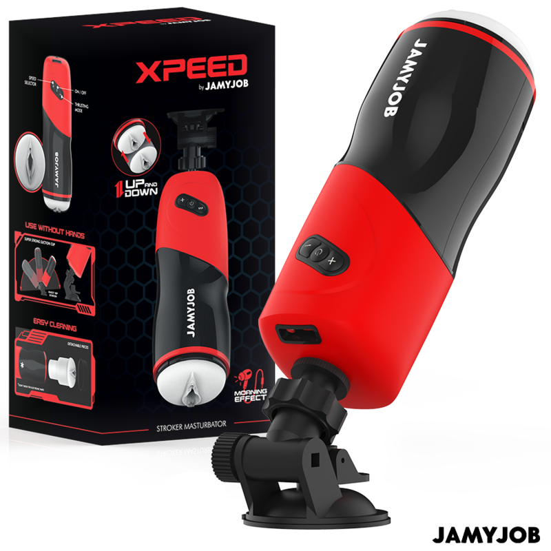 JAMYJOB - AUTOMATIC VAGIN MASTURBATEUR XPEED 5 POUSSÉE MODES AND EFFET SONORE