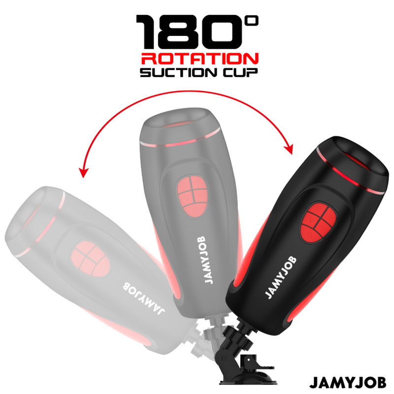 JAMYJOB - MASTURBADOR AUTOMÁTICO PYSTON BASE CON DILDO DE CONTROL REMOTO