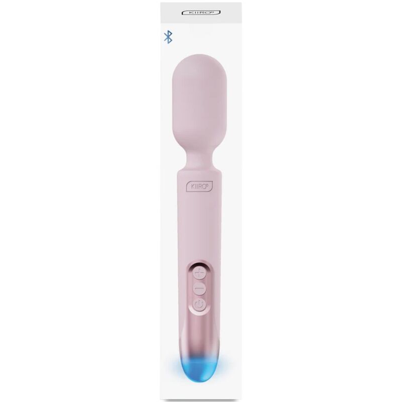 KIIROO - PROWAND VIBRATEUR WAND TÉLÉLÉCOMMANDE + APPLICATION GRATUITE ROSE