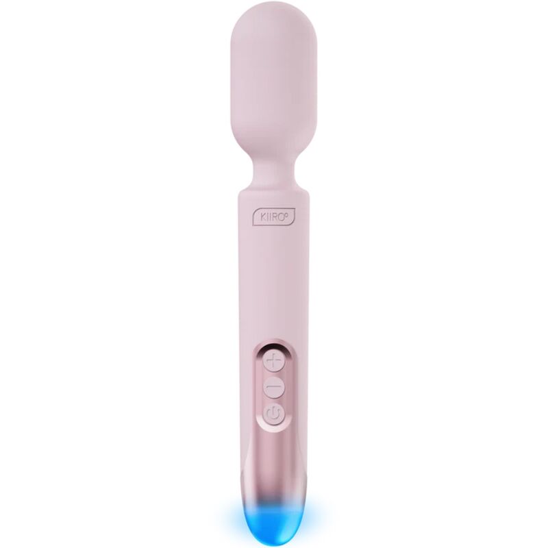KIIROO - PROWAND VIBRATEUR WAND TÉLÉLÉCOMMANDE + APPLICATION GRATUITE ROSE