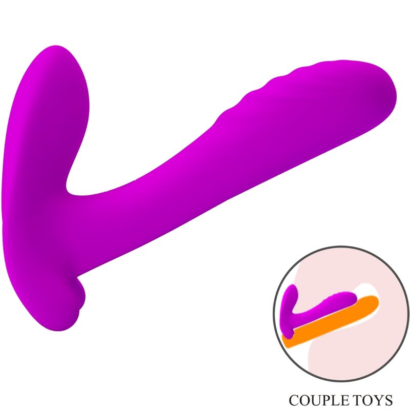 PRETTY LOVE - MASSEUR & VIBRATEUR 12 VIBRATIONS TÉLÉLÉCOMMANDE VIOLET