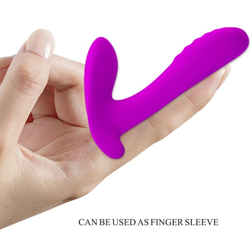 PRETTY LOVE - MASSEUR & VIBRATEUR 12 VIBRATIONS TÉLÉLÉCOMMANDE VIOLET