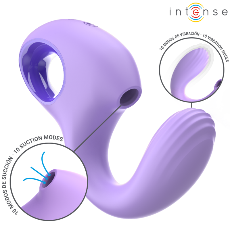 INTENSE - BAXTER VIBRATOR & STIMULATOR PURPLE