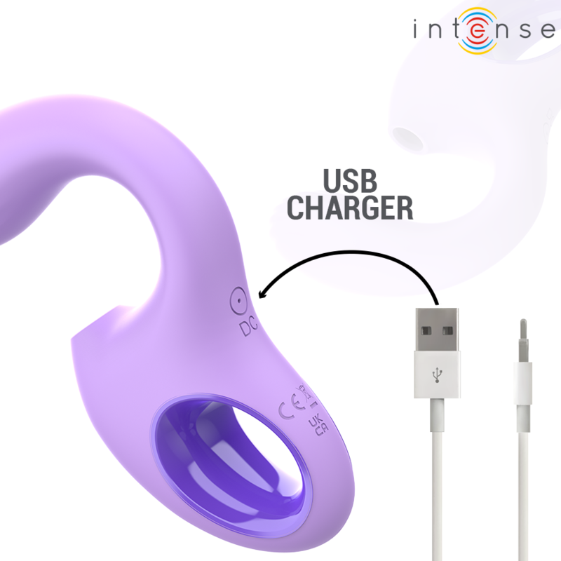 INTENSE - BAXTER VIBRATOR & STIMULATOR PURPLE