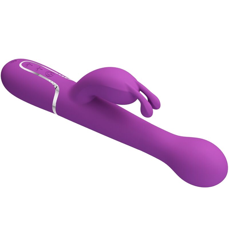 PRETTY LOVE - VIBRATEUR LAPIN MULTIFONCTION 3 IN 1 DEJON VIOLET