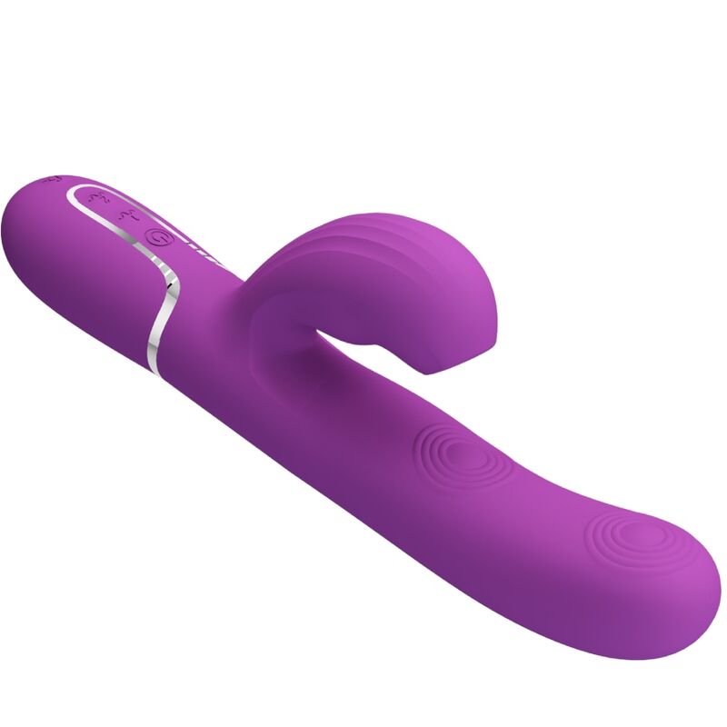 PRETTY LOVE - VIBRATEUR LAPIN MULTIFONCTION 3 IN 1 PERLITA VIOLET