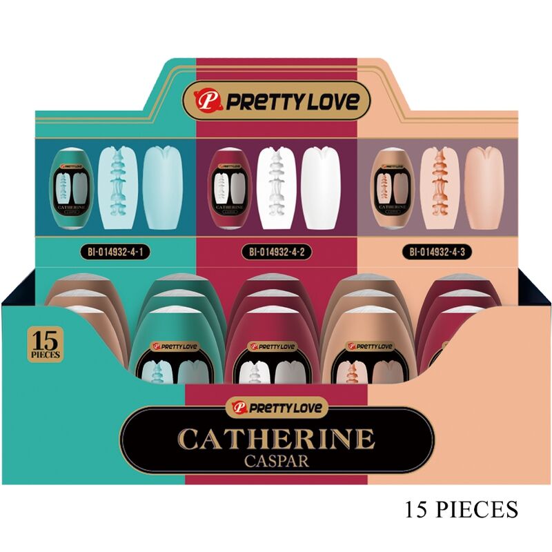 PRETTY LOVE - CASPAR PACK 15 MASCARILLAS PARA HOMBRE DIFERENTES
