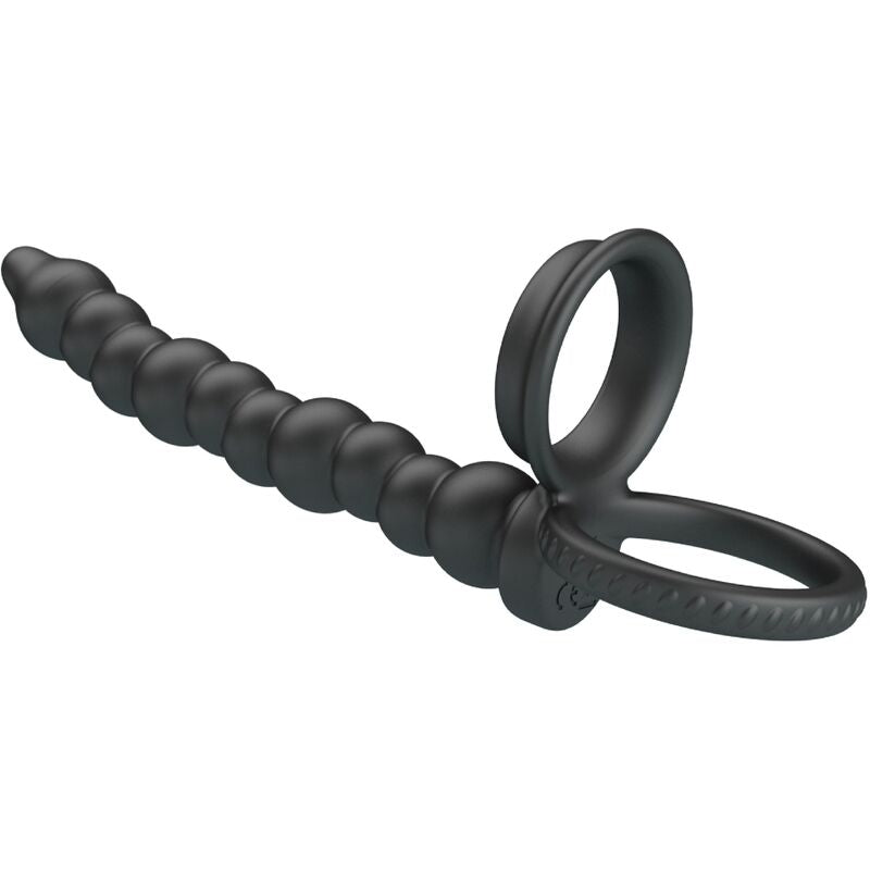 PRETTY LOVE - ANILLO DE DOBLE PENETRACIÓN DILLION BLACK