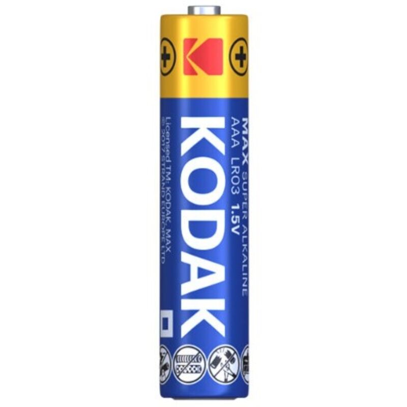KODAK - MAX AAA ALKALINE BATTERY PACK LR03*20 BATTERIES