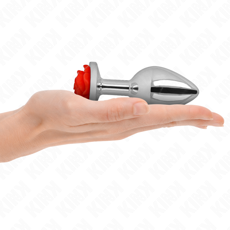 KINK - ANAL PLUG ROSE ROUGE TAILLE L