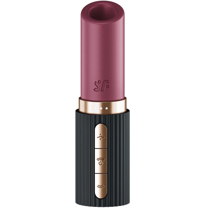 SATISFYER - CLITORIS STIMULATEUR PRO 2 KISS WAVE GRENAT / NOIR