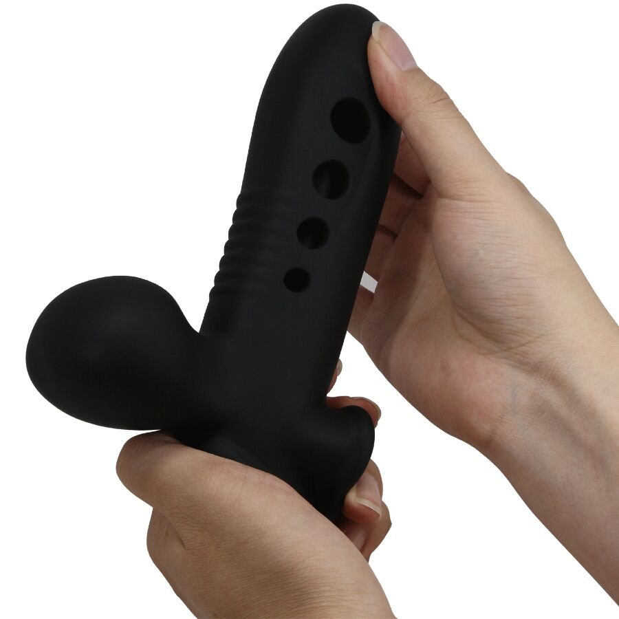 PRETTY LOVE - FUNDA PARA PENE CON CALAVERA Y BOLSA DE AIRE NEGRA