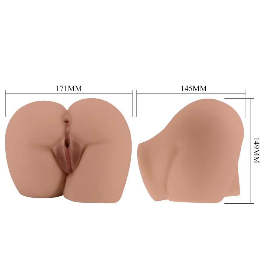 CRAZY BULL - VIBRADOR DE CULO BERNACE CON VAGINA Y ANO REALISTAS CONTROL REMOTO
