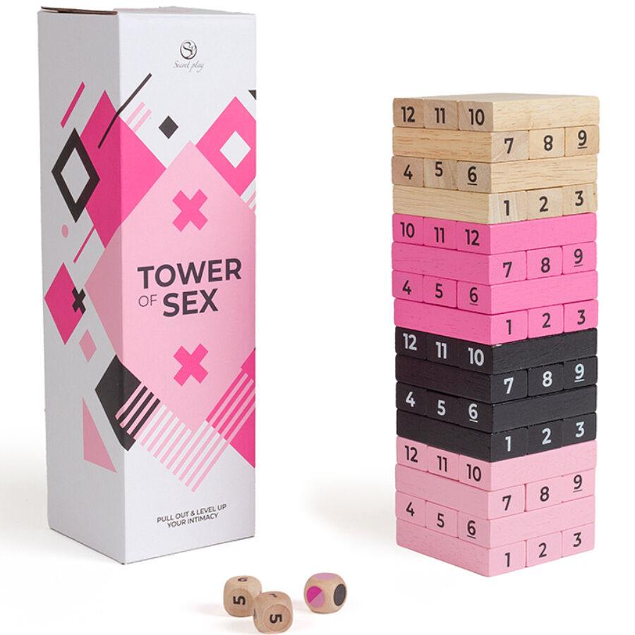 SECRETPLAY - JUEGO DE MADERA LA TORRE DEL SEXO