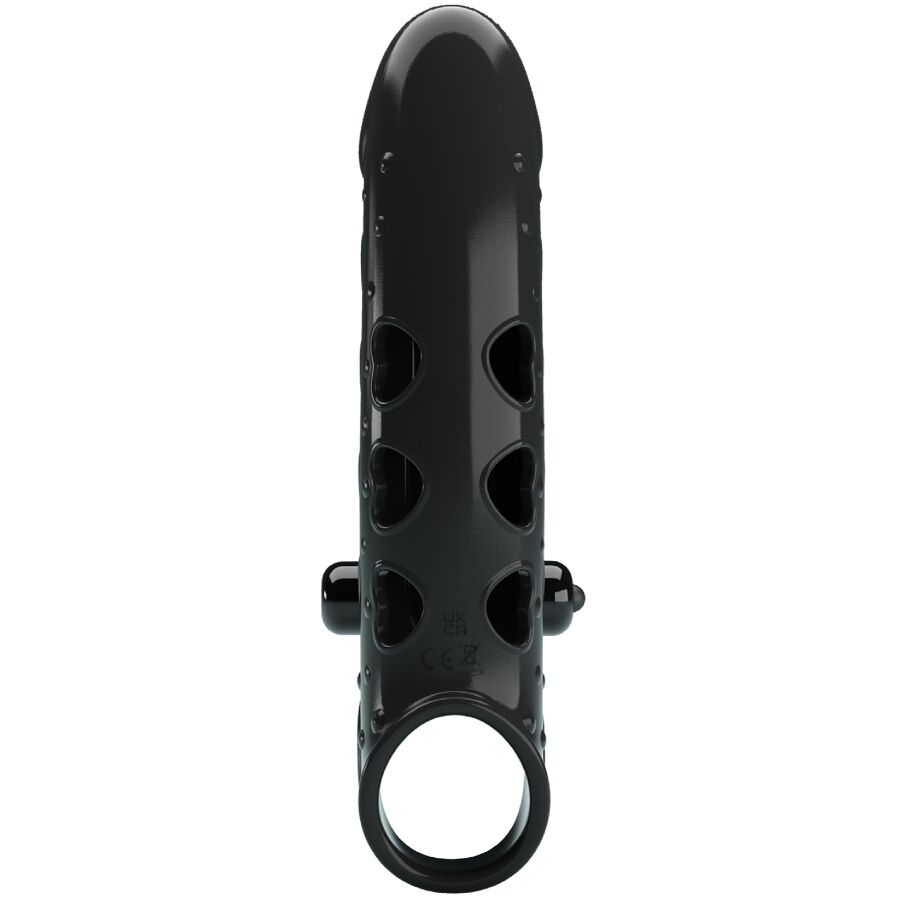 ROMANCE - FUNDA VIBRADORA PARA EL PENE NEGRA