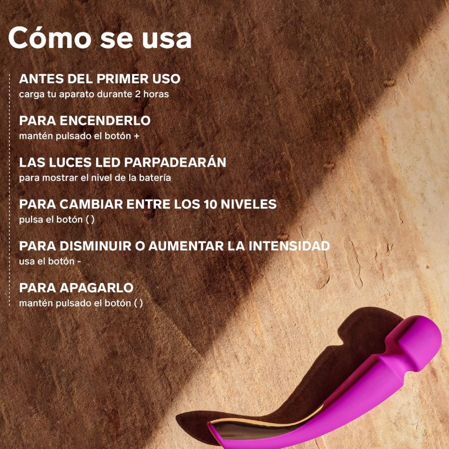LELO - MASAJEADOR SMART MEDIUM WAND 2 AQUA