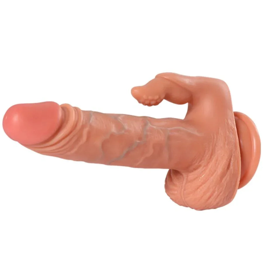 Shequ – Julian Dildo et Stimulateur de Clitoris avec Vibration et Télécommande 16 cm