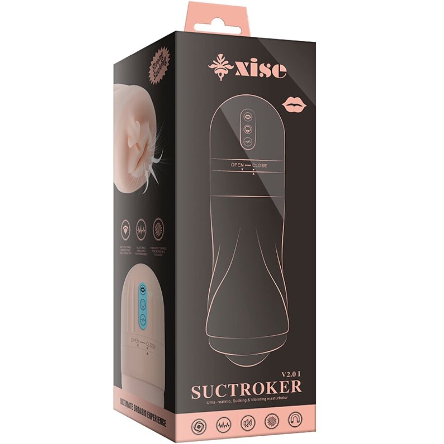 XISE - SUCTROKER V2.0 I MASTURBATEUR BUCCAL AVEC VIBRATION