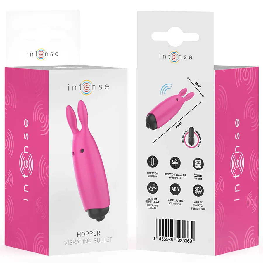 Intense Hopper Pink Bullet Vibrant 8,3 X 2,4 cm